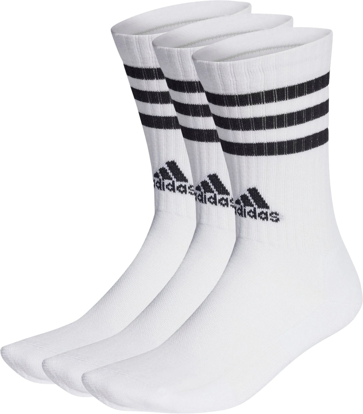 Adidas 3-Streifen Cushioned Crew Socken 3er