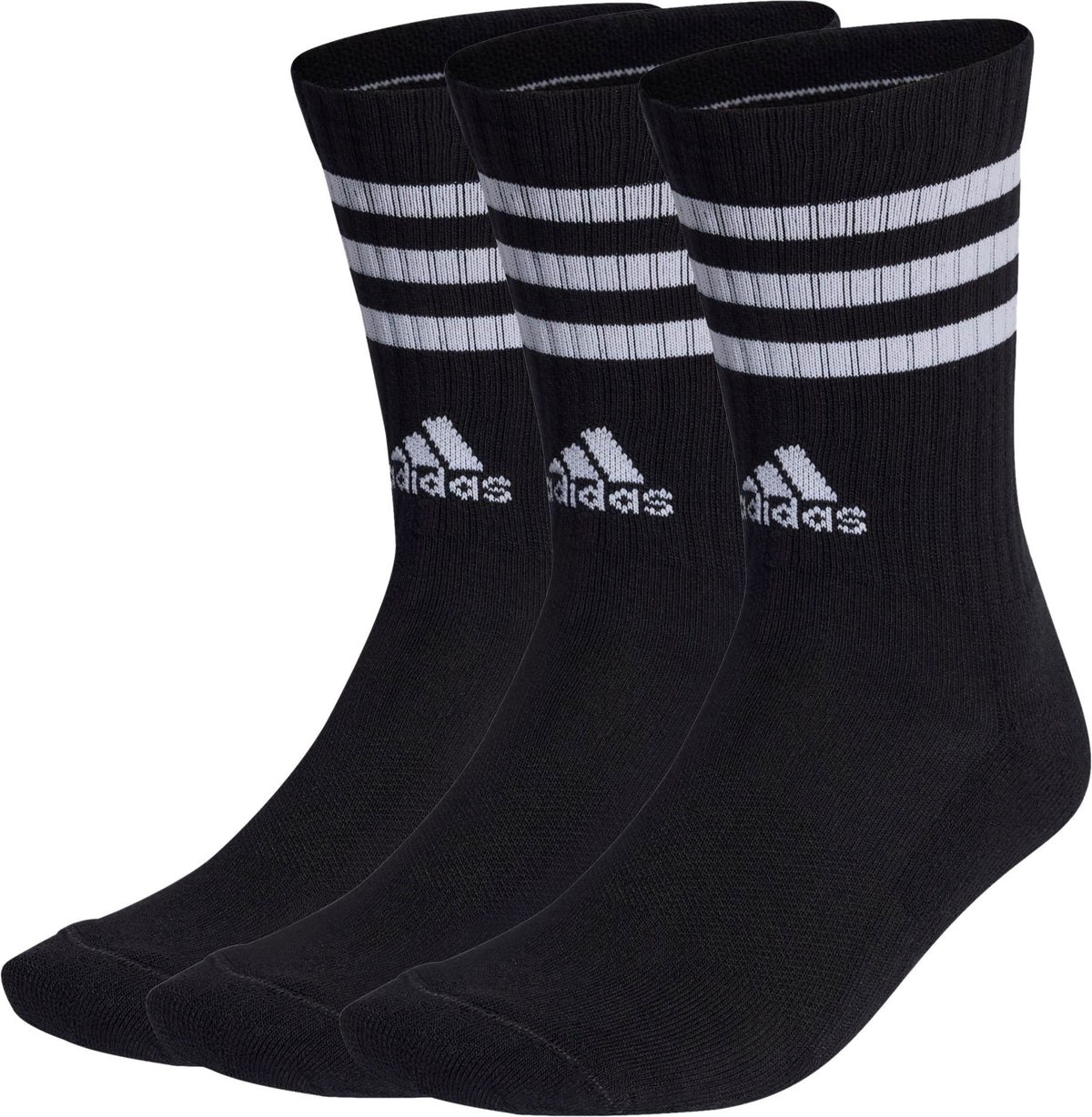 Adidas 3-Streifen Cushioned Crew Socken 3er
