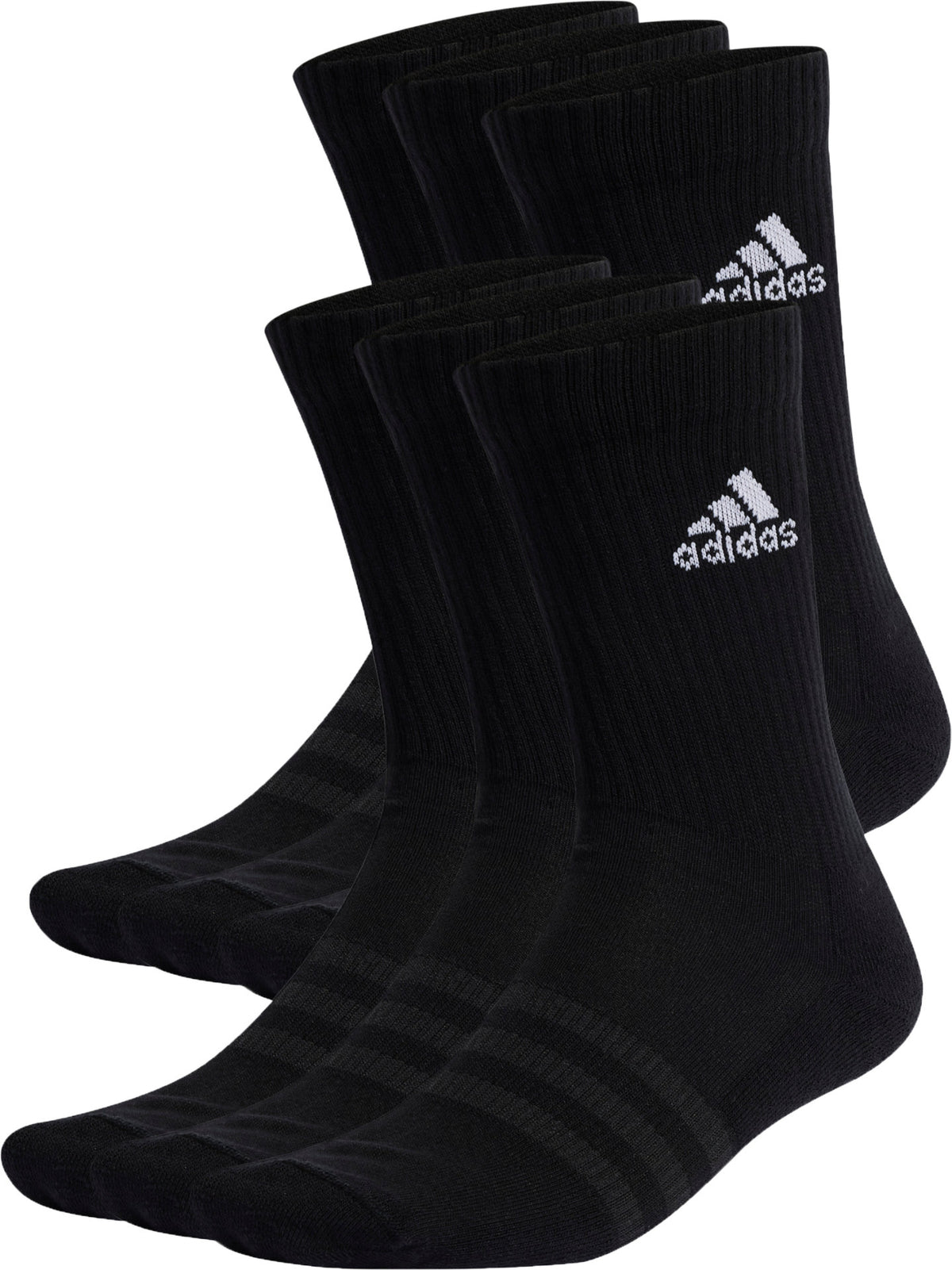 Adidas Sportswear Cushioned Sportswear Crew Socken 6er – schwarz