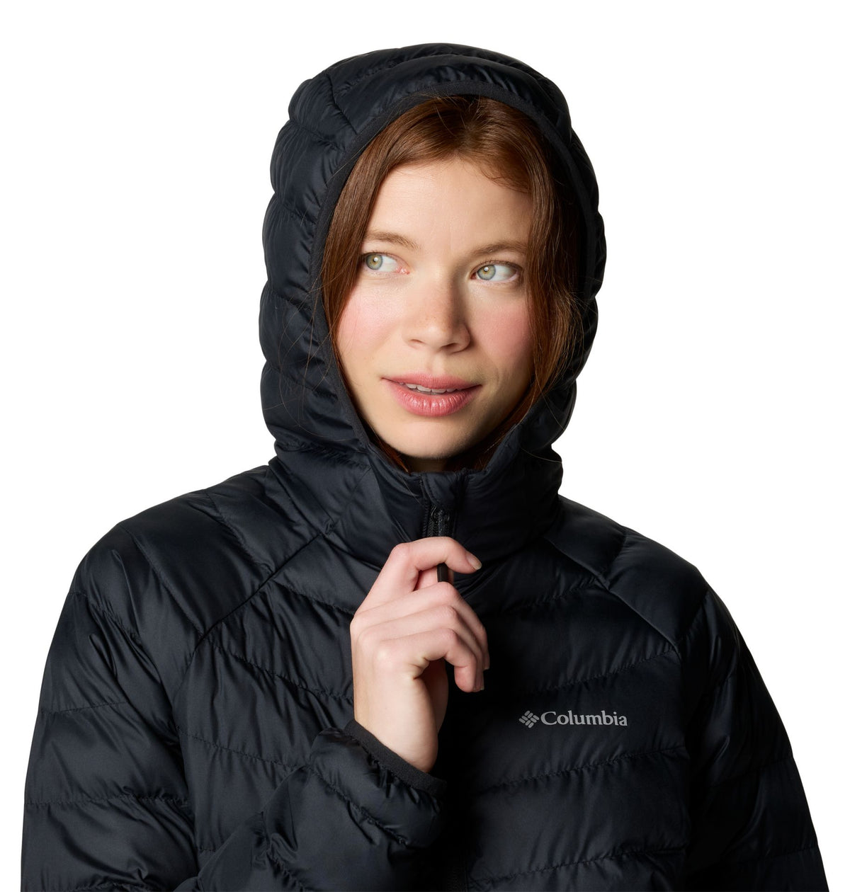Columbia Powder Lite II Hooded Jacket – schwarz