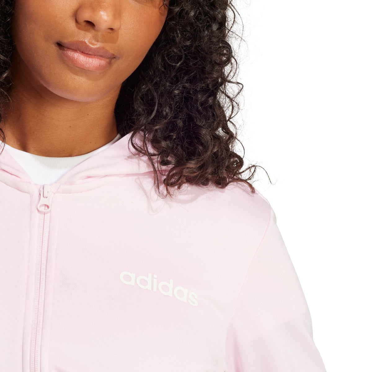 Adidas Linear Logo Tracksuit – rosa