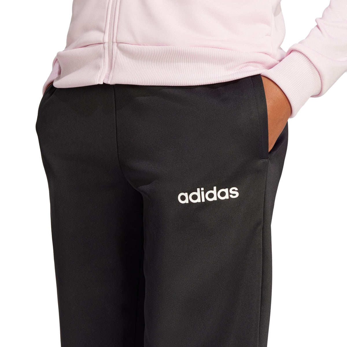Adidas Linear Logo Tracksuit – rosa