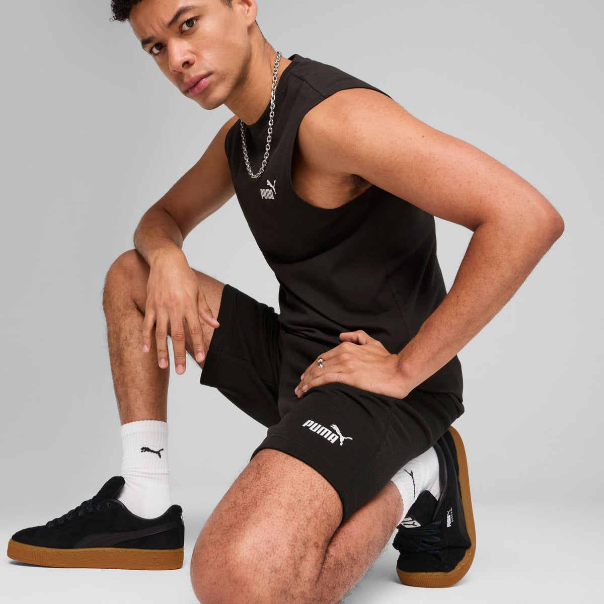 Puma ESS No. 1 Logo Shorts 10" – schwarz
