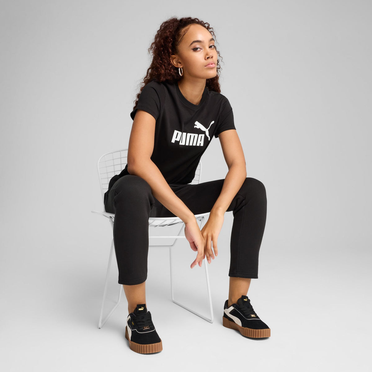 Puma ESS No. 1 Logo Tee – schwarz