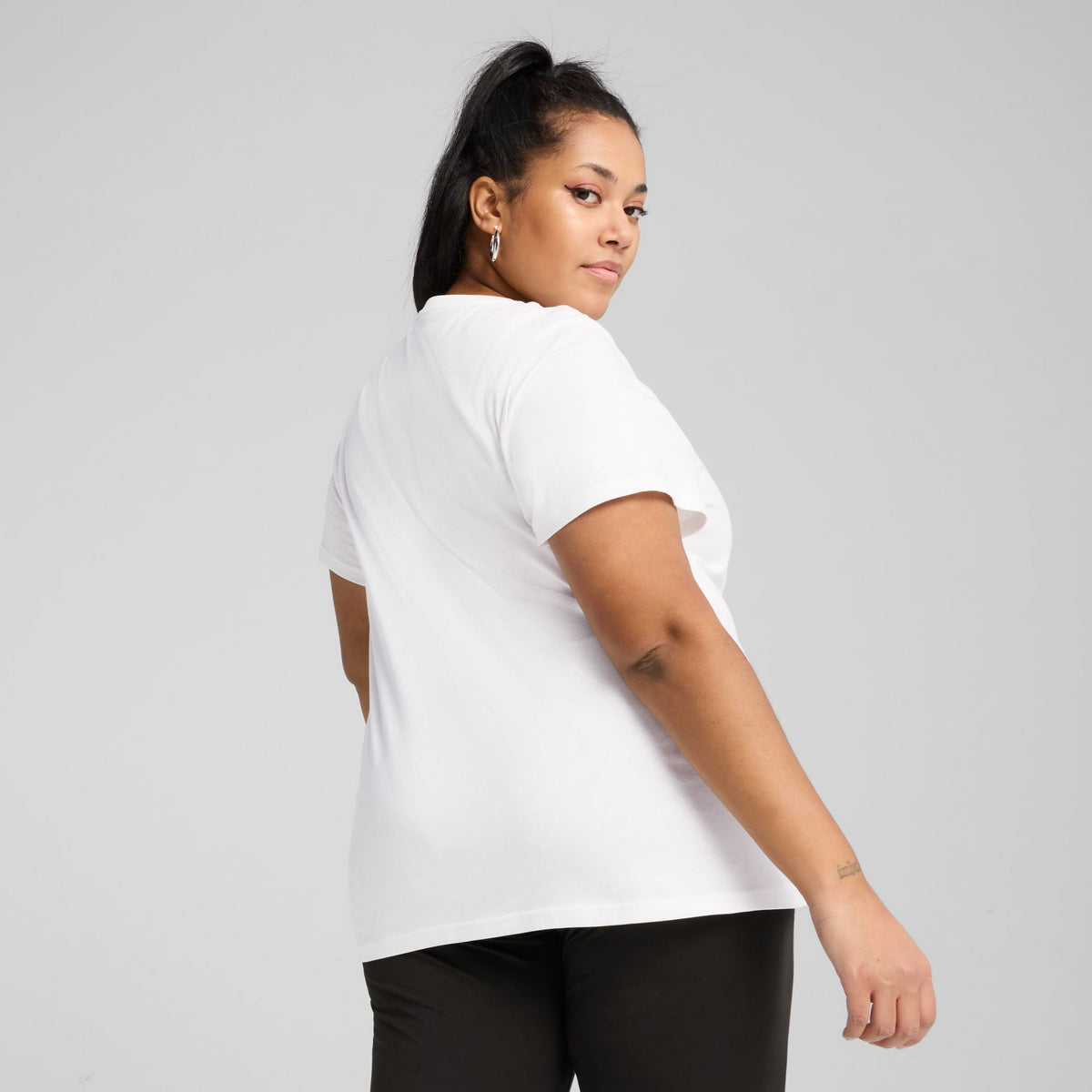 Puma ESS No. 1 Logo Tee – weiß