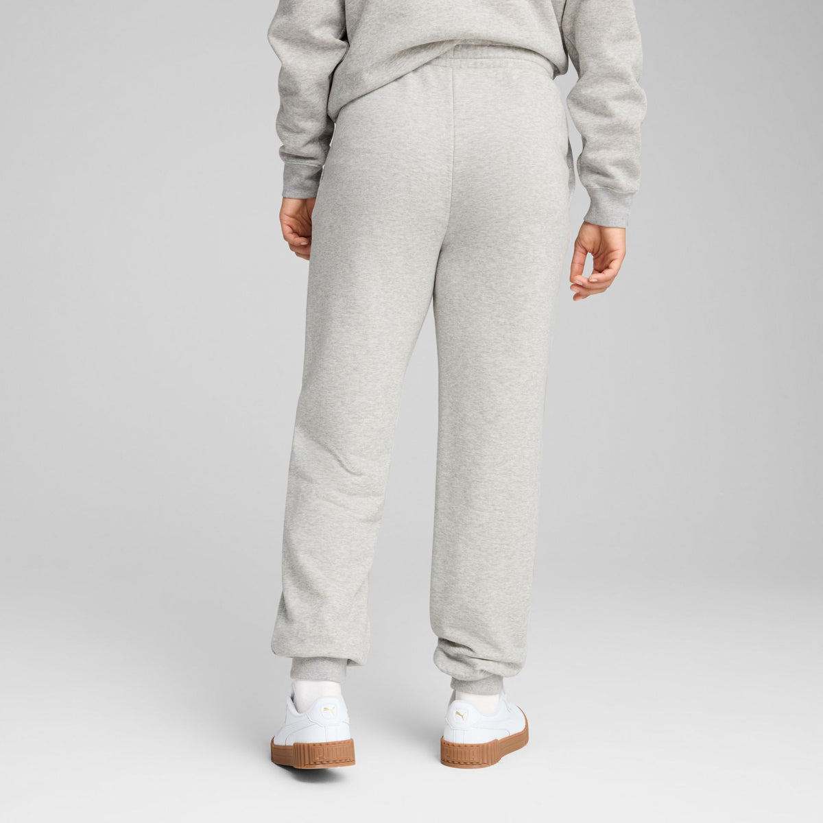 Puma ESS Small No. 1 Logo Comfort High-Waist Sweatpants TR cl – grau