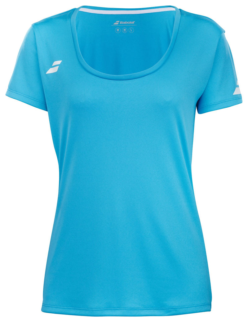 Babolat Play Cap Sleeve Top Women Cyan Blue