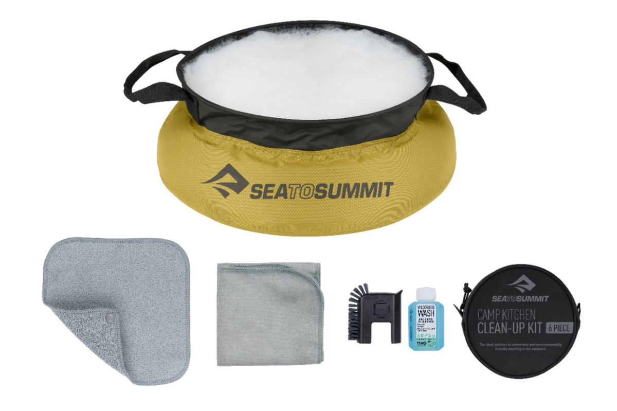 Sea to Summit Camp Kitchen Clean-Up Kit 6 Piece Set