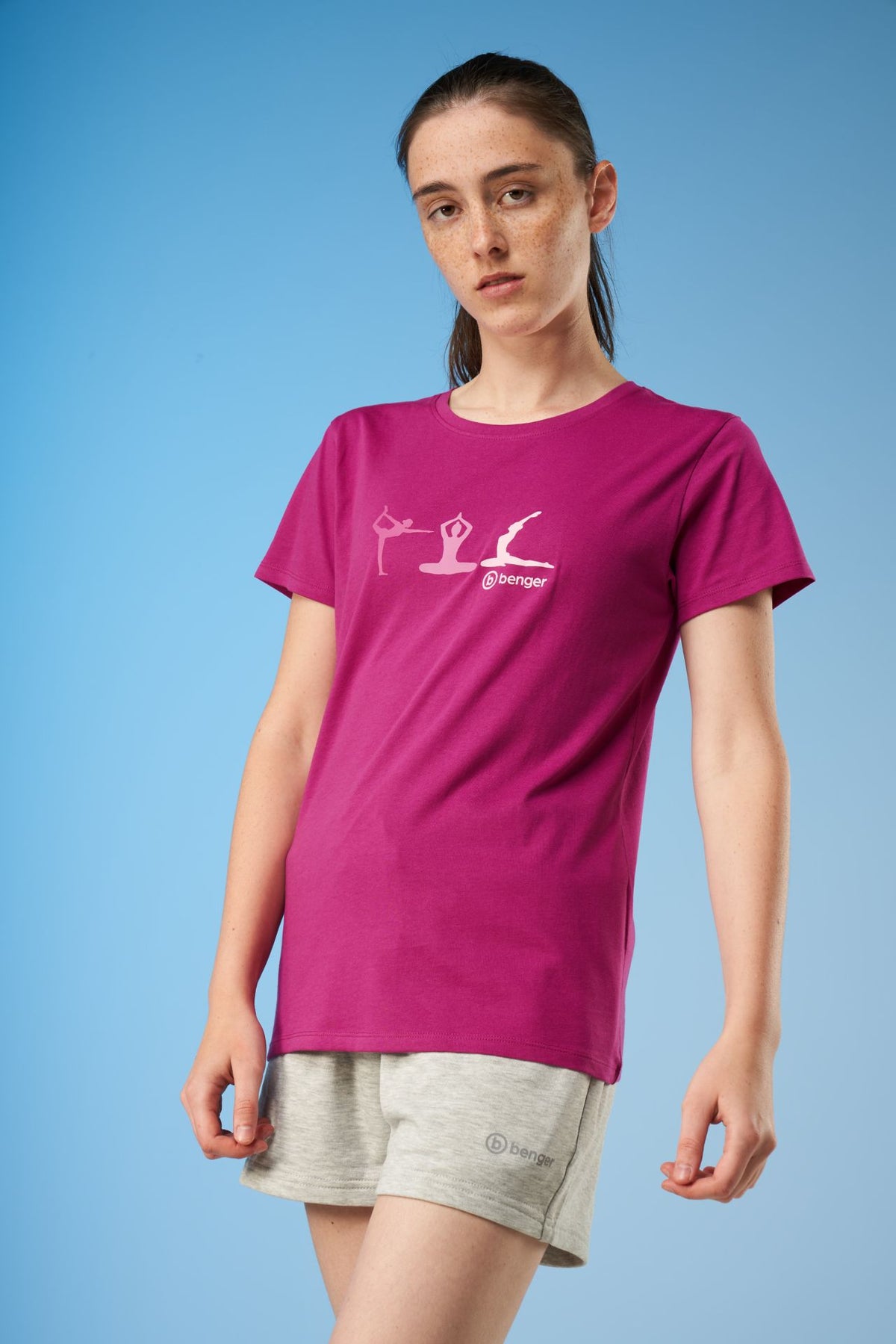 Benger Sweat Short – grau