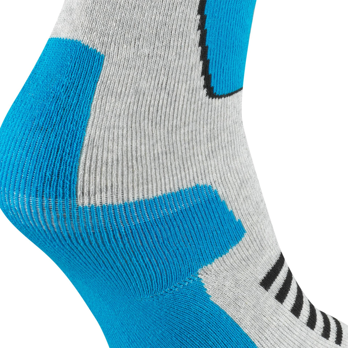 Benger KD. SKISOCKEN 2PACK SCHWARZ – grau