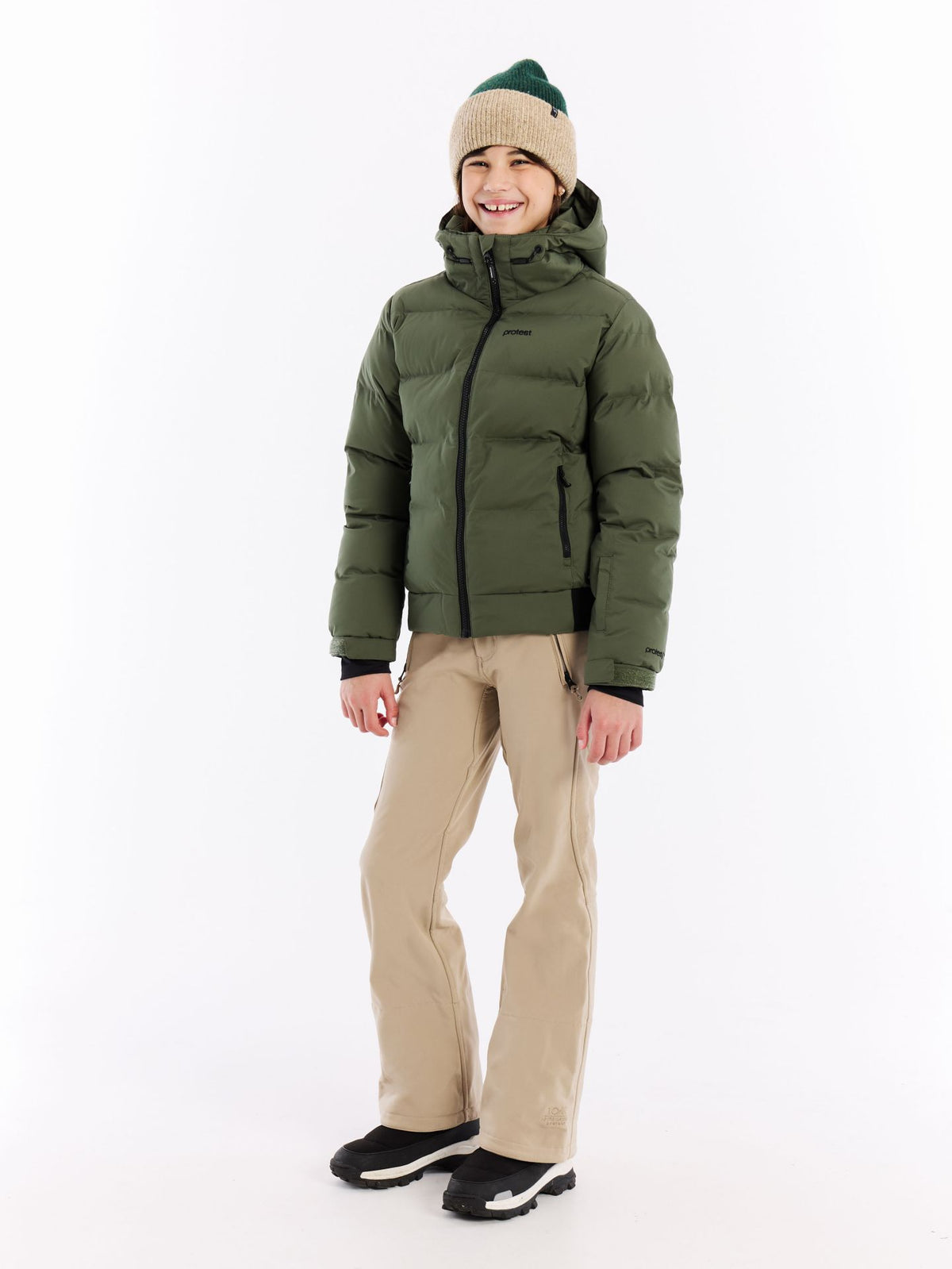 Protest PRTELINY JR Snowjacket – grün