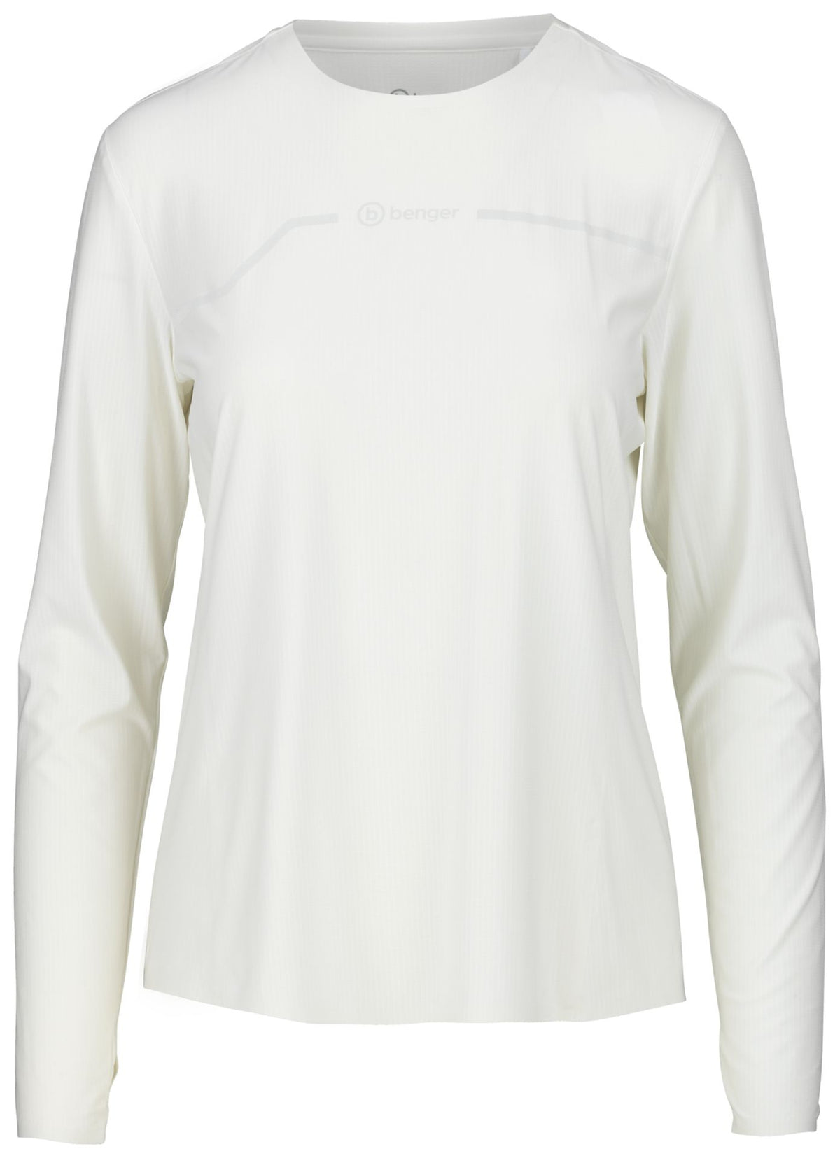 Benger RUNNING LANGARMSHIRT – weiß