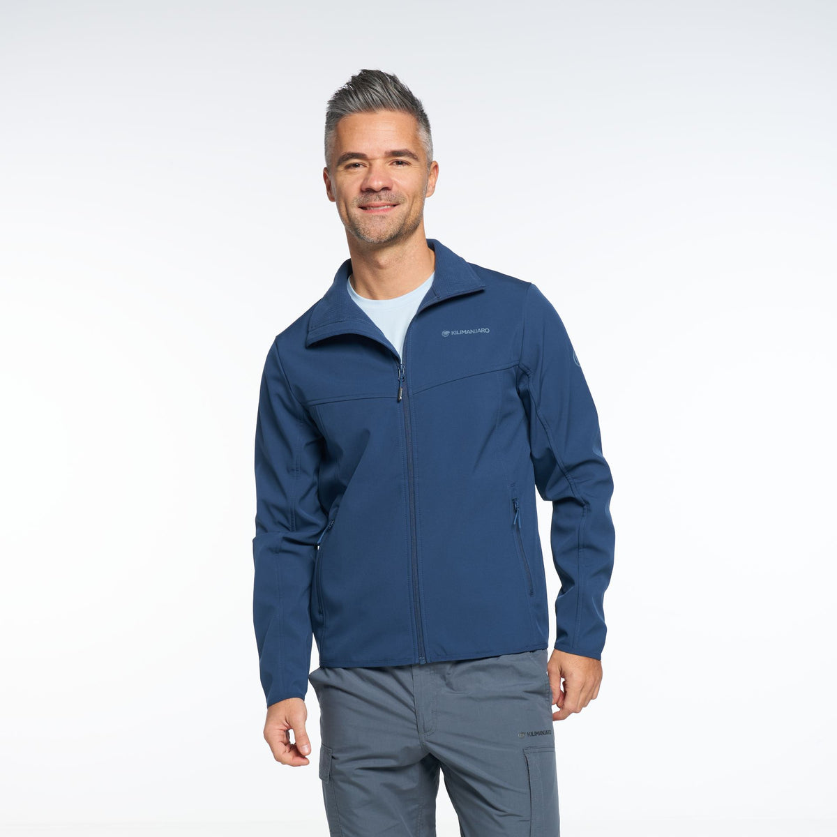 Kilimanjaro MEN PORTEL SOFTSHELL JKT – dunkelblau/navy