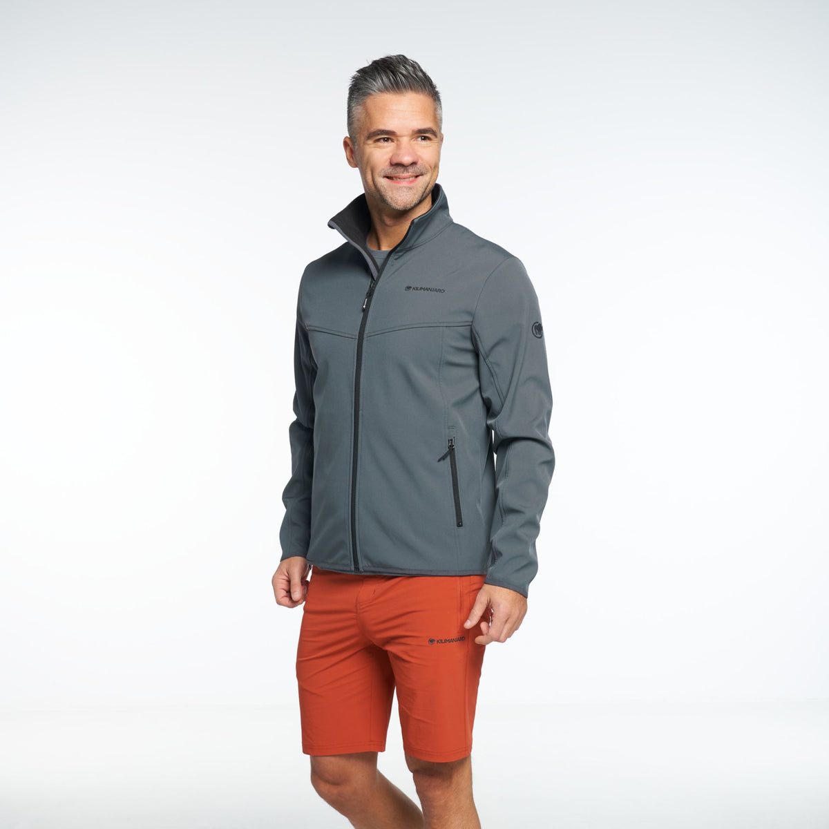 Kilimanjaro MEN PORTEL SOFTSHELL JKT – anthrazit