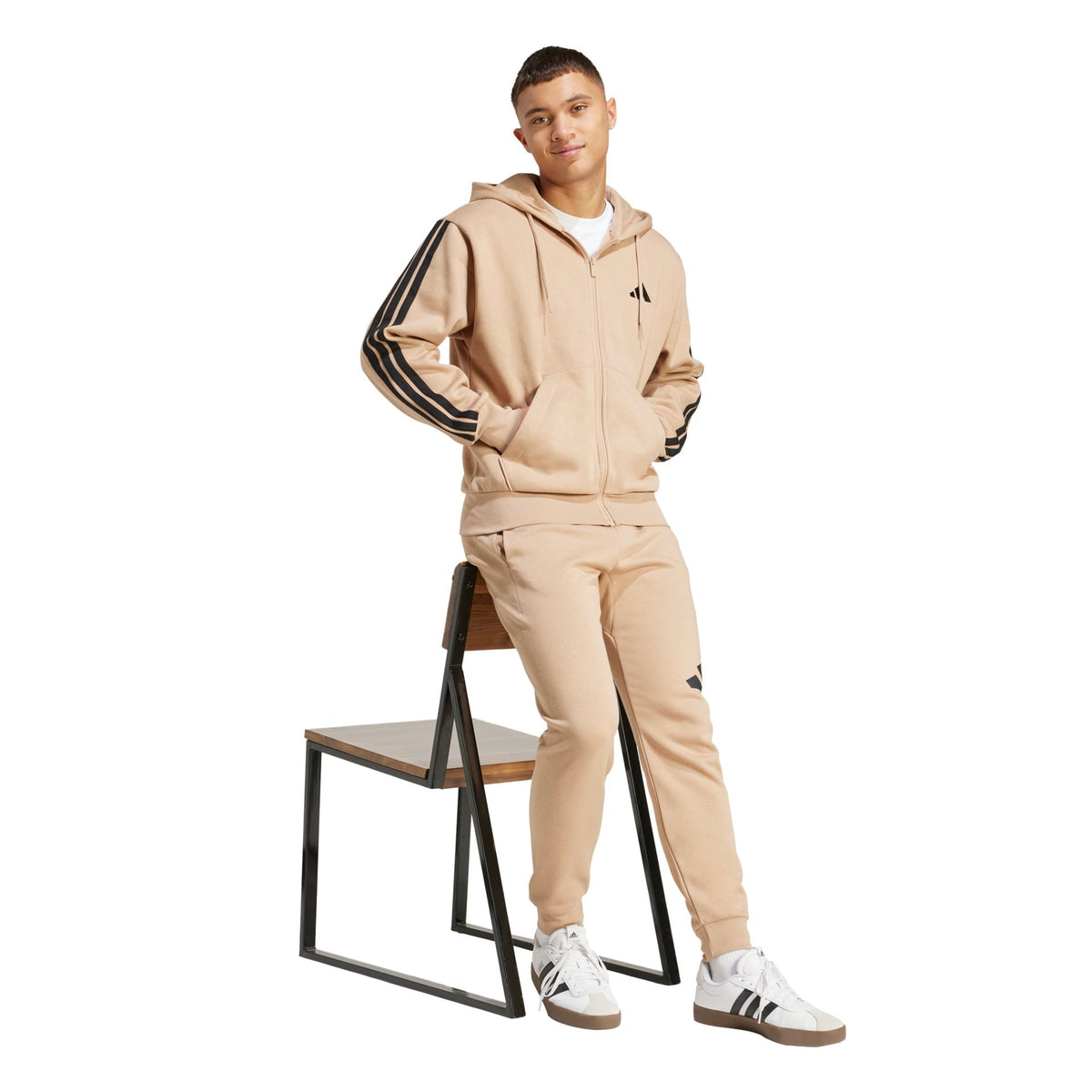 Adidas Essentials 3-Stripes Fleece Hoodie