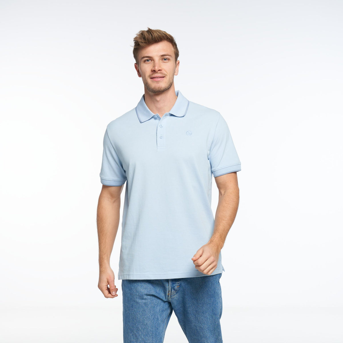 Benger BW POLO mit Tipping – hellblau