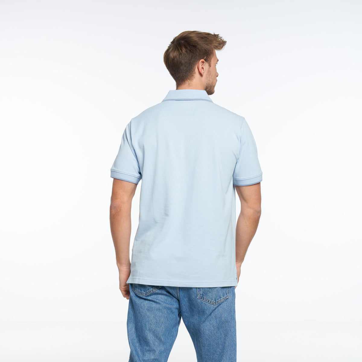 Benger BW POLO mit Tipping – hellblau