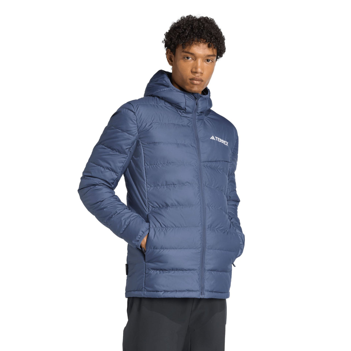 Adidas Terrex Terrex Multi Light Down CLIMAWARM Hooded Jacket – blau