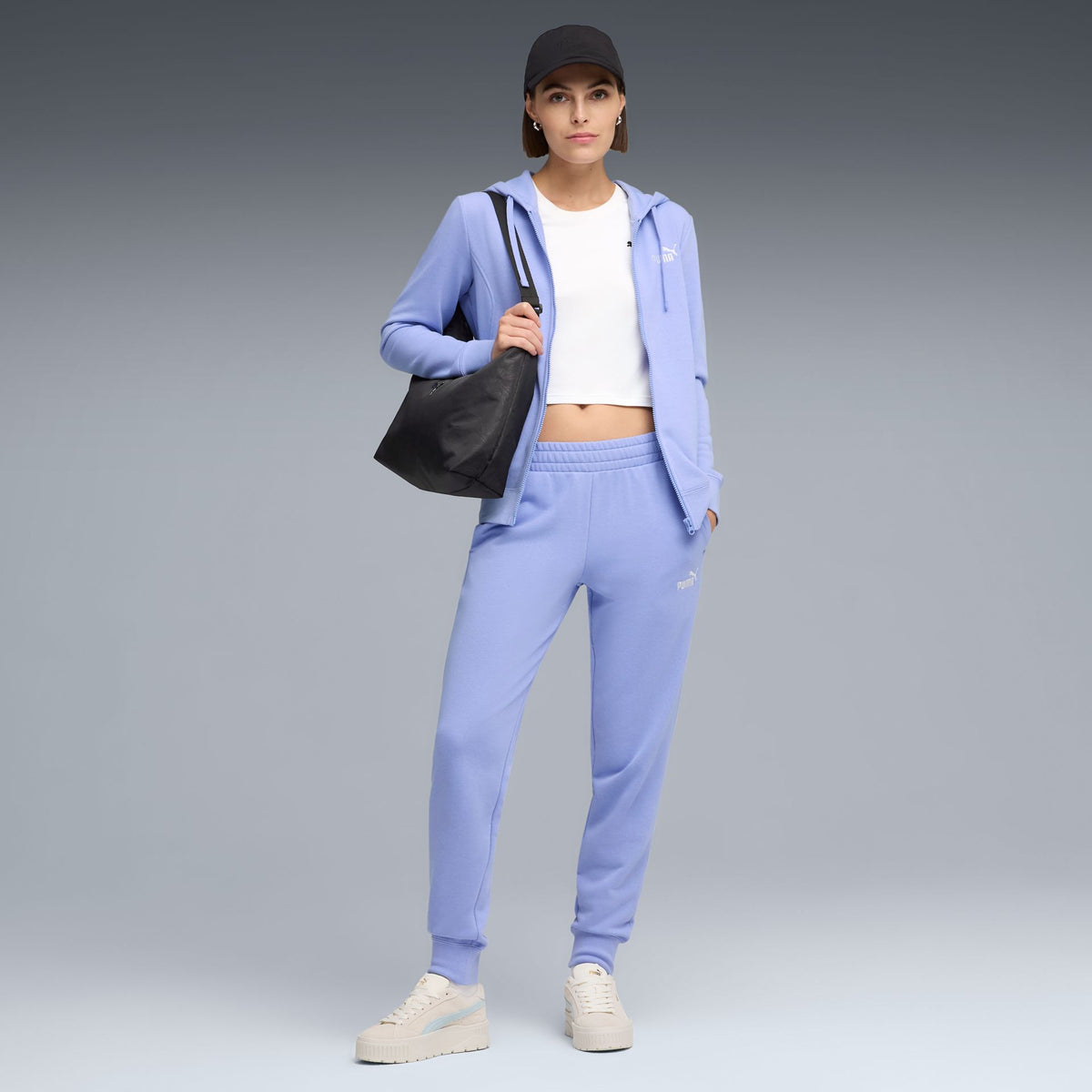 Puma Hooded Sweat Suit TR cl – blau
