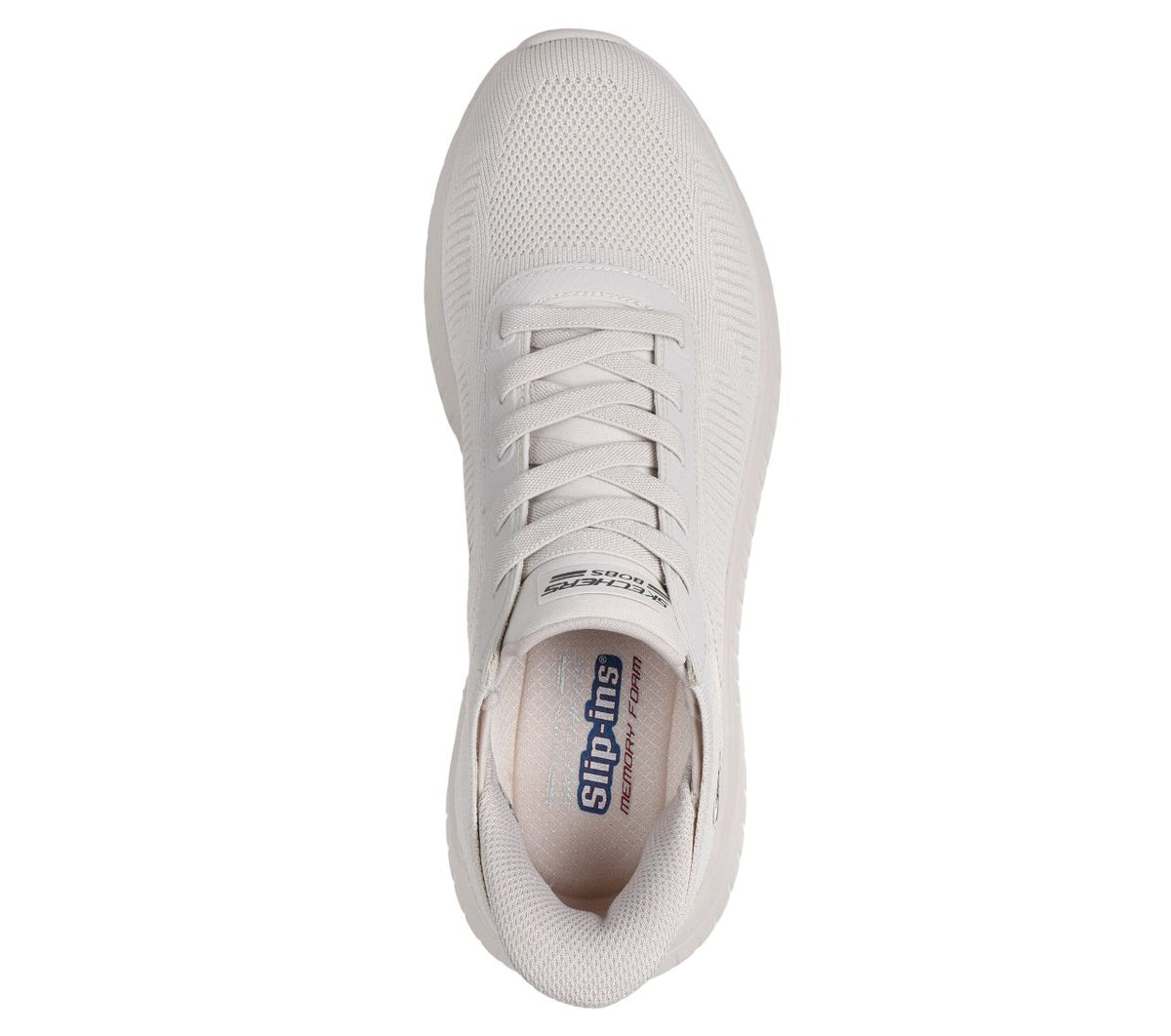 Skechers SLIP-INS: BOBS SPORT SQUAD – weiß