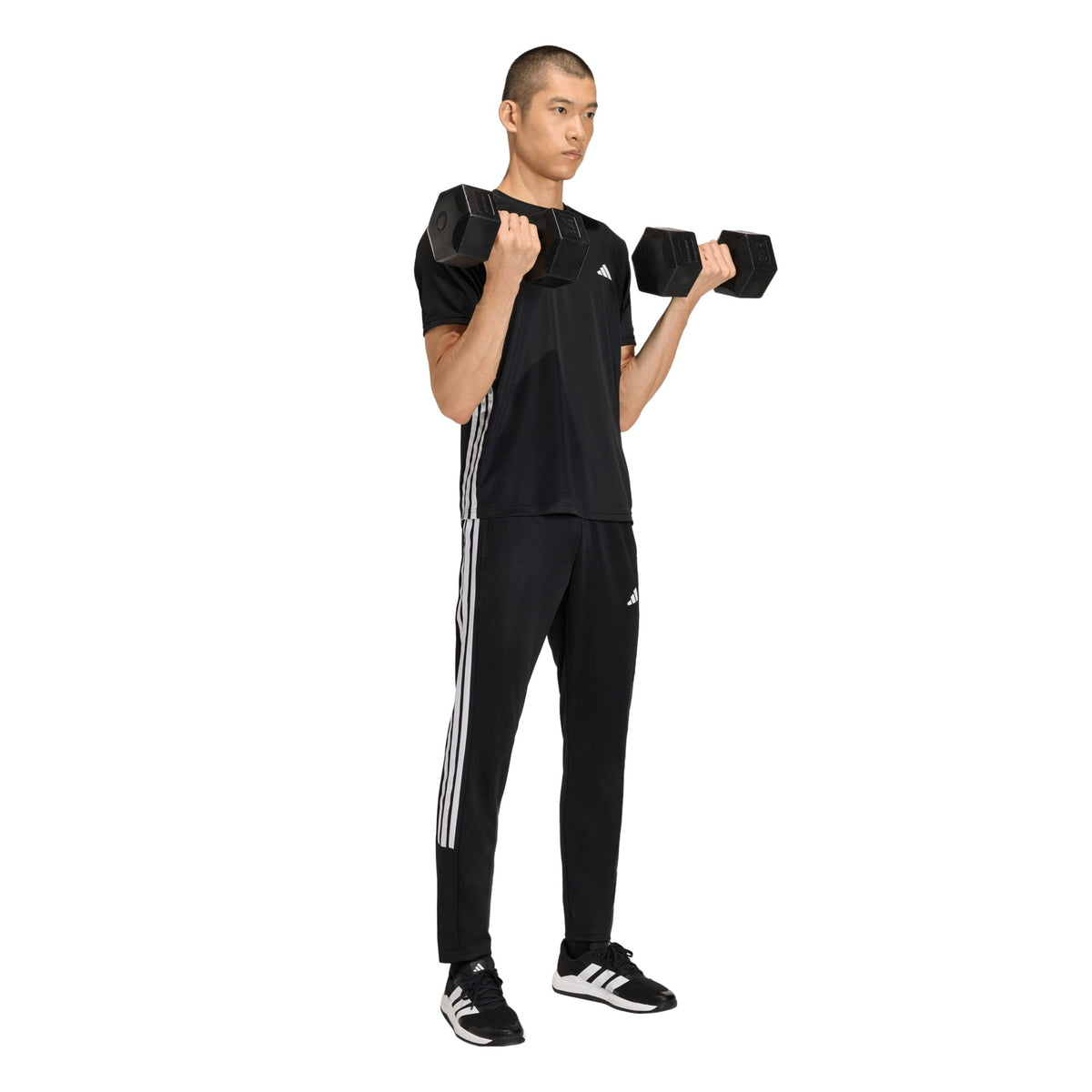Adidas Workout Essentials All Set 3-Stripes Pant – schwarz