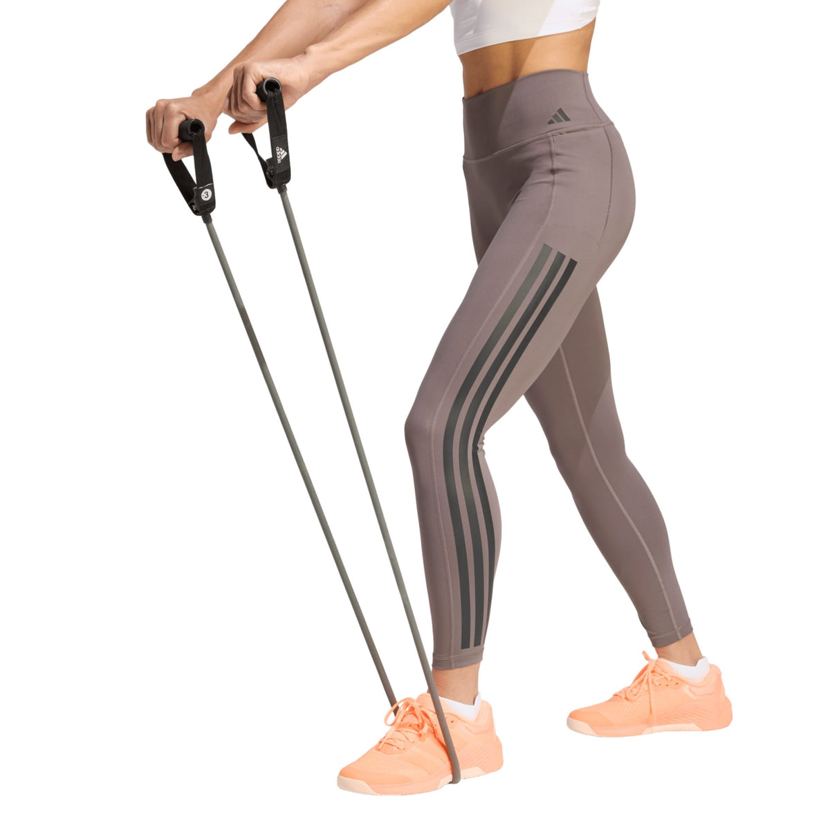 Adidas Optime Workout 3-Stripes 7/8 Leggings