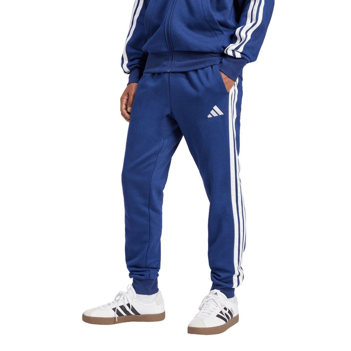 Adidas Essentials 3-Stripes French Terry Pant – dunkelblau/navy