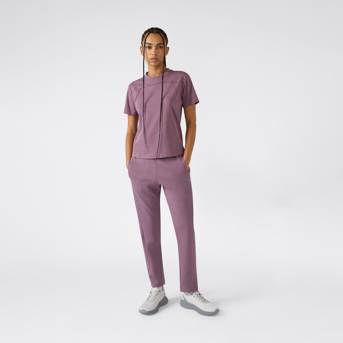 Champion Crewneck Top – lila