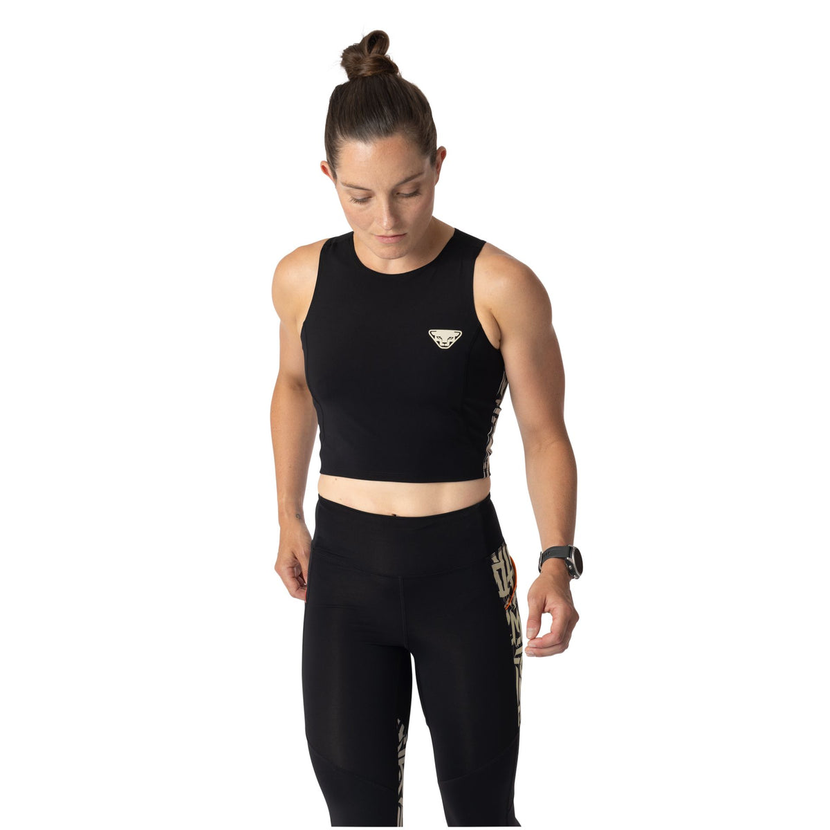 Dynafit Trail Crop Top – schwarz