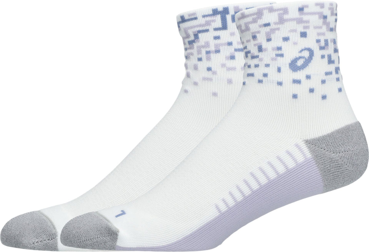 ASICS PERFORMANCE RUN SOCK QUARTER – weiß