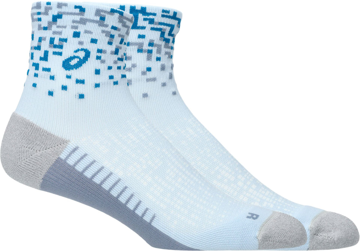 ASICS PERFORMANCE RUN SOCK QUARTER – hellblau