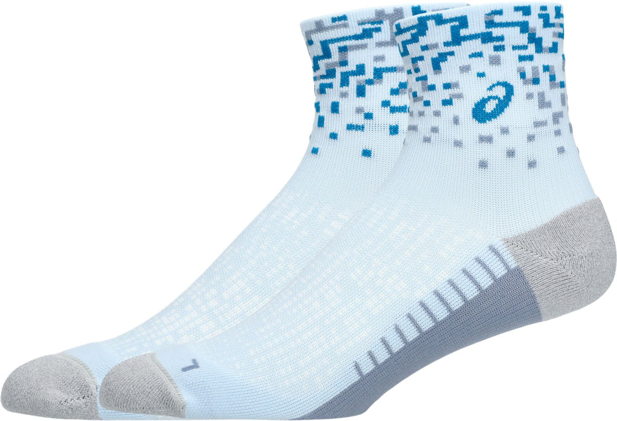 ASICS PERFORMANCE RUN SOCK QUARTER – hellblau