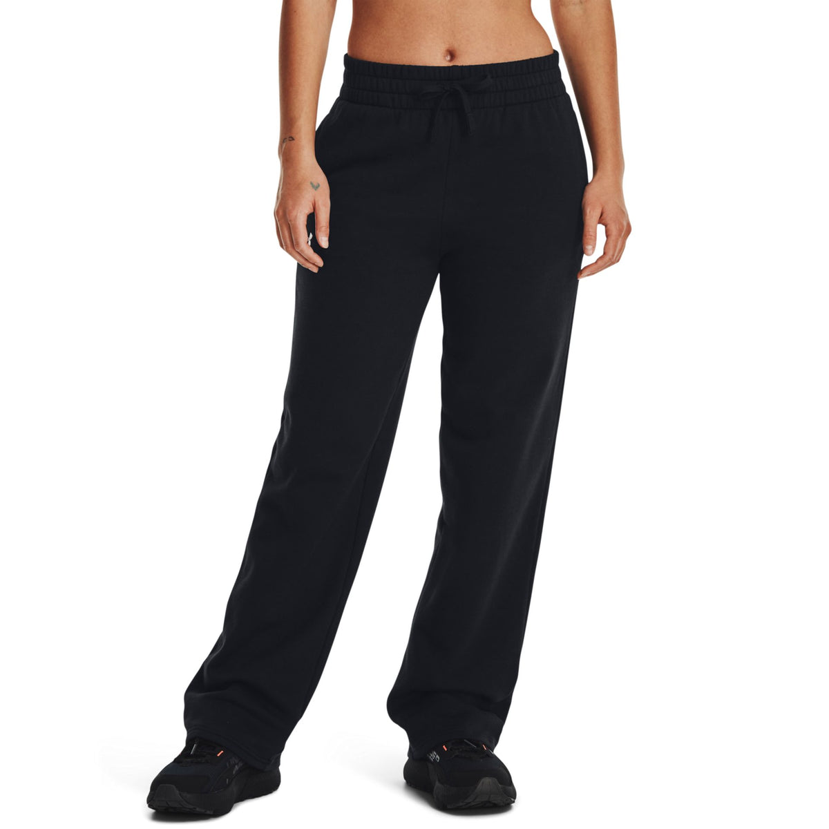 Under Armour UA Rival Fleece Straight Pants – schwarz
