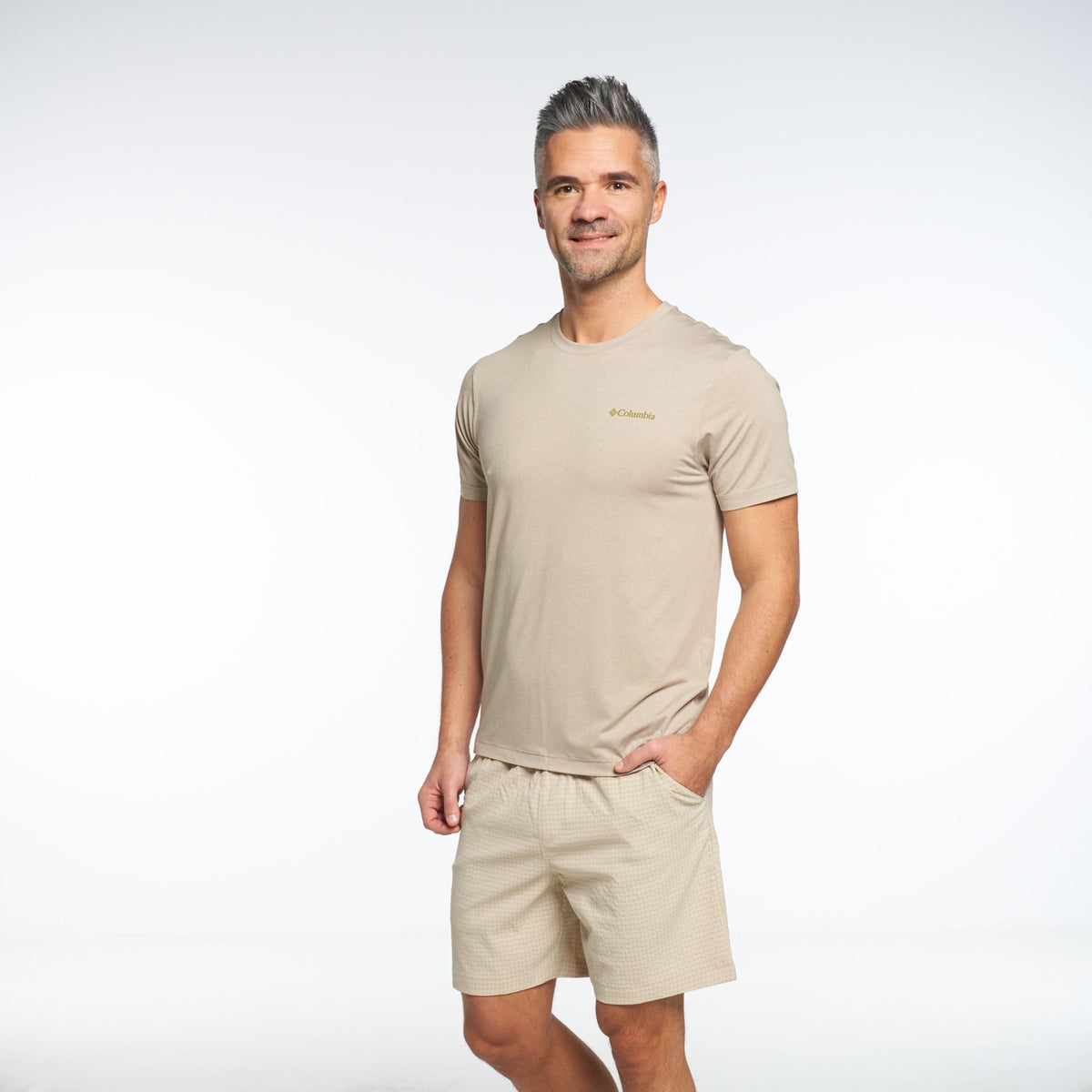 Columbia Parsons Point™ Shortsleeve Back Graphic Tee – grau