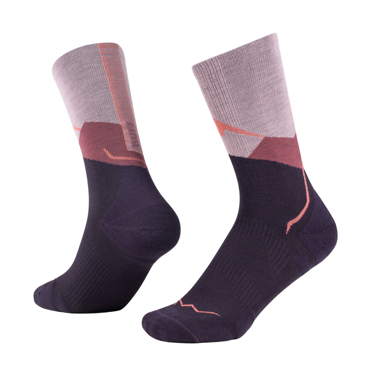 Buff Merino Lightweight Quartter Sock – pink