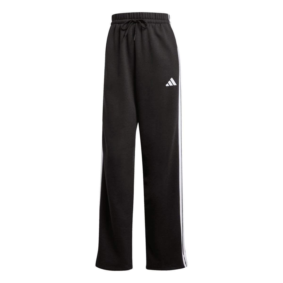 Adidas Essentials 3-Stripes Open Hem Fleece Pant – schwarz