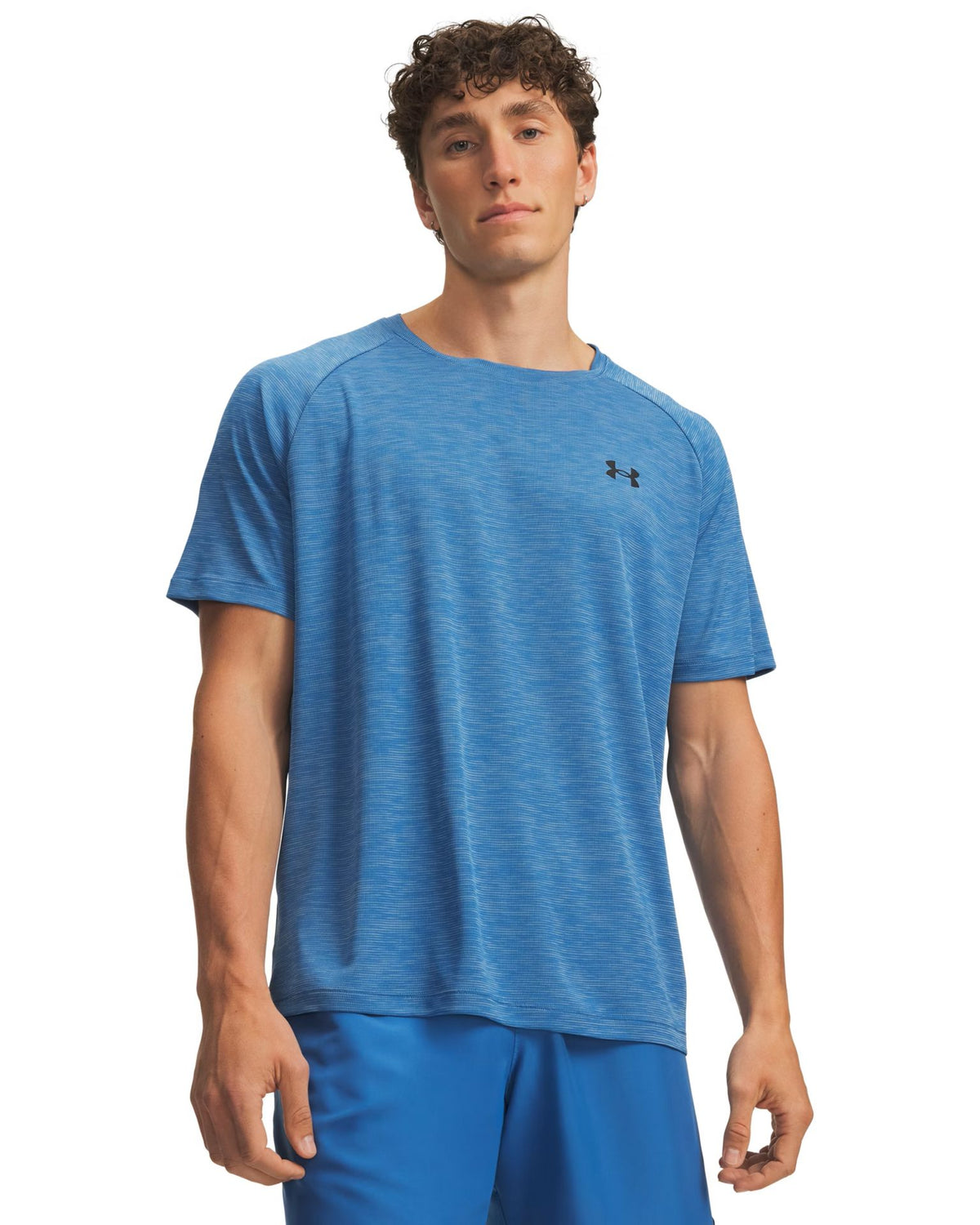 Under Armour UA Tech Textured SS – blau