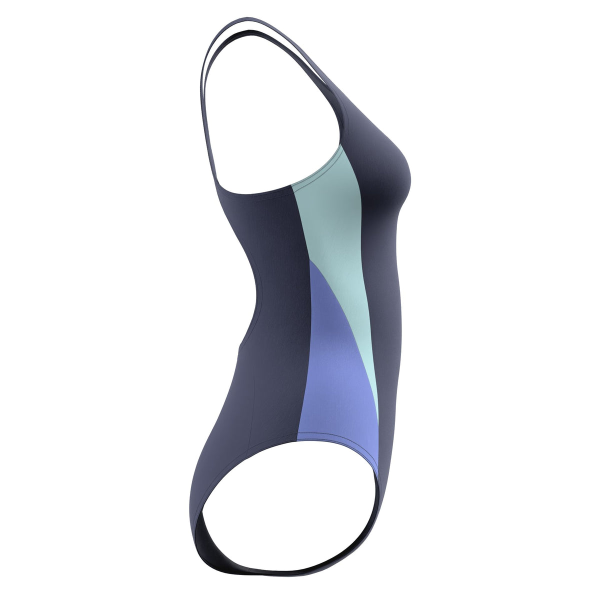 Speedo Colourblock Splice Muscleback Swimsuit