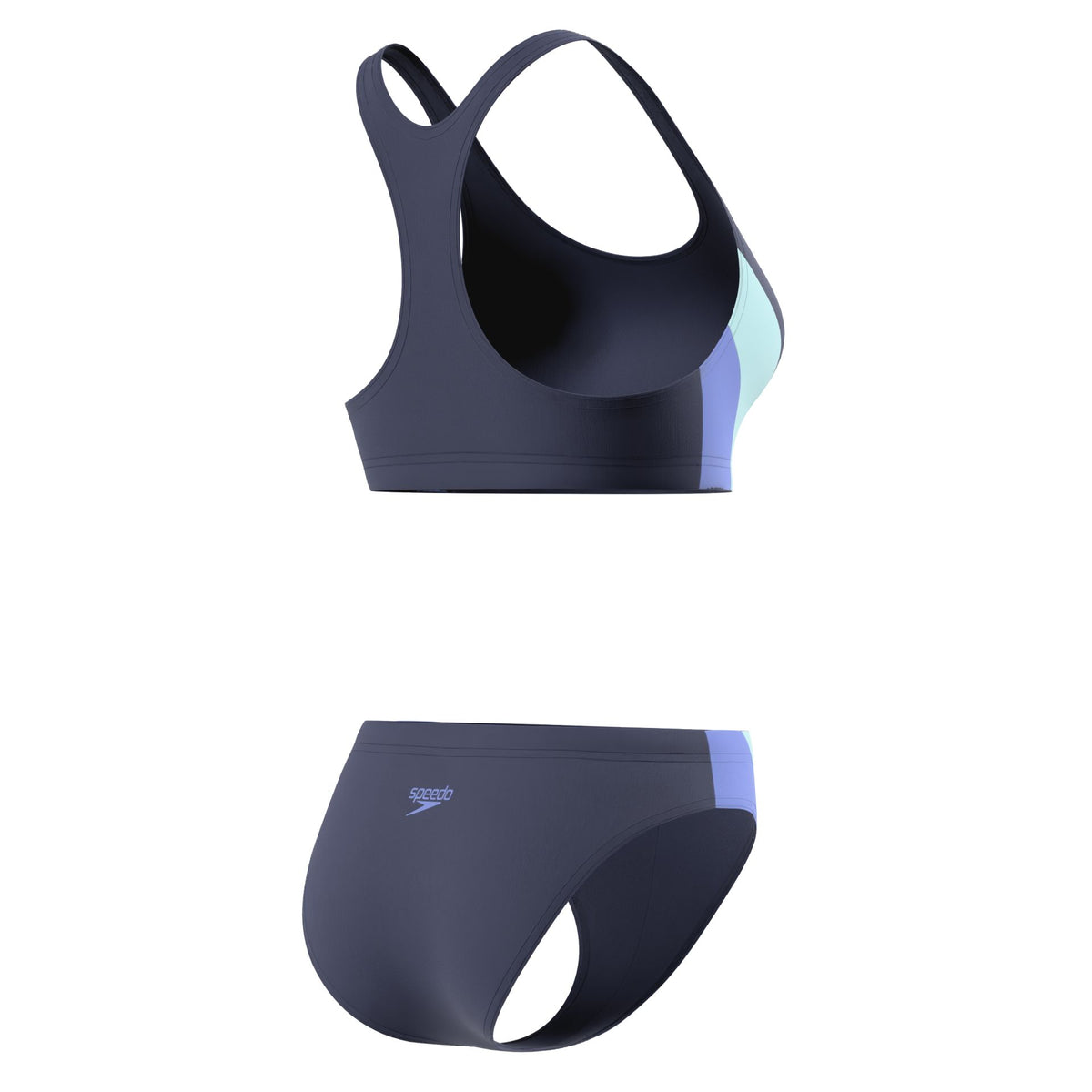 Speedo Colourblock Splice Bikini Set