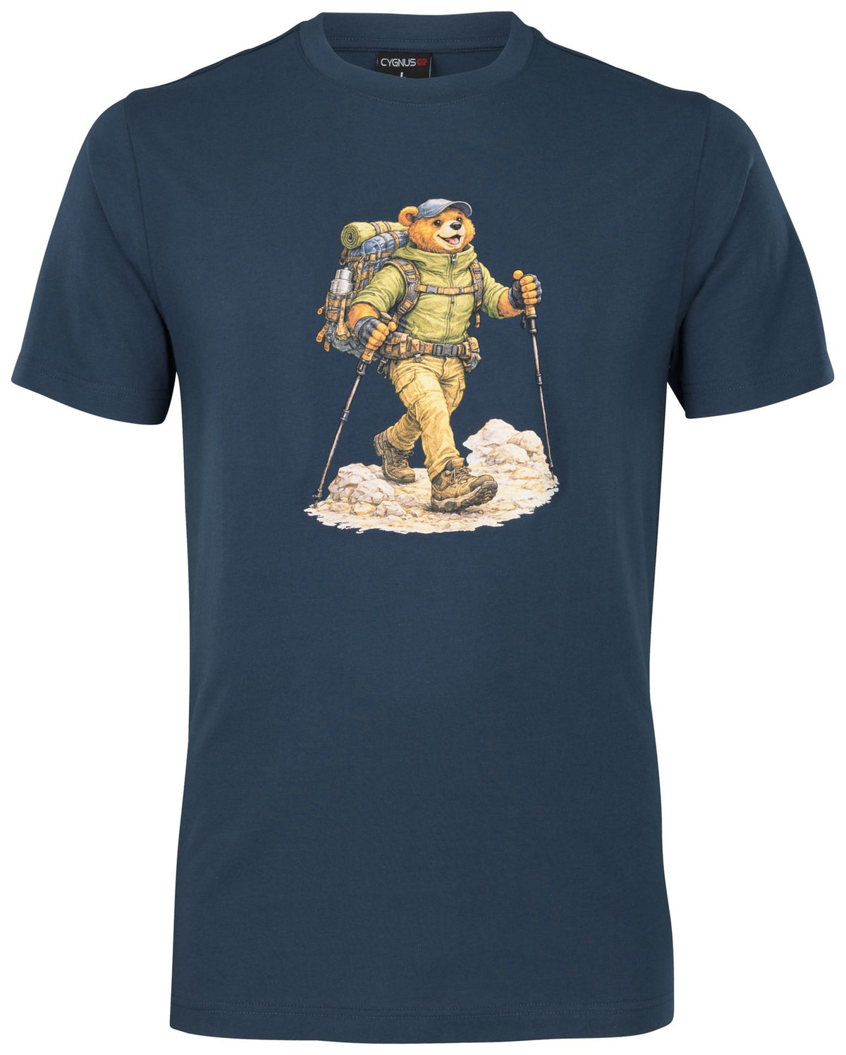 Cygnus ADULT T-SHIRT BEAR – dunkelblau/navy