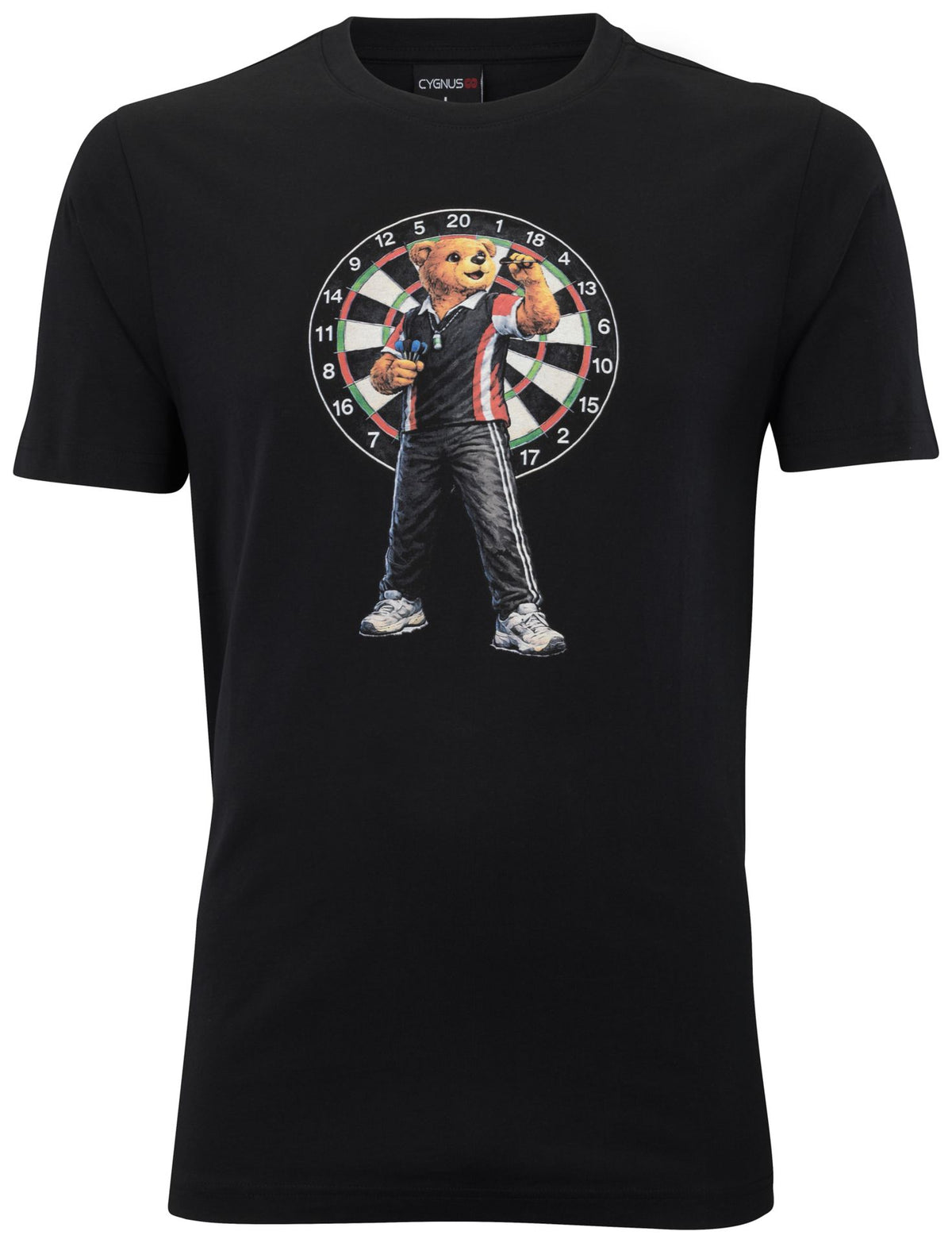 Cygnus ADULT T-SHIRT BEAR – schwarz