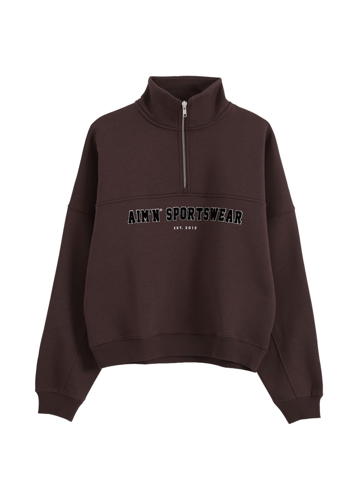 Aimn Varsity Sweat Half Zip