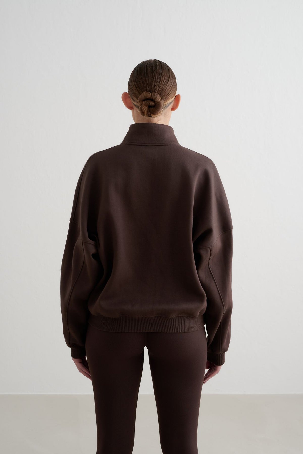 Aimn Varsity Sweat Half Zip