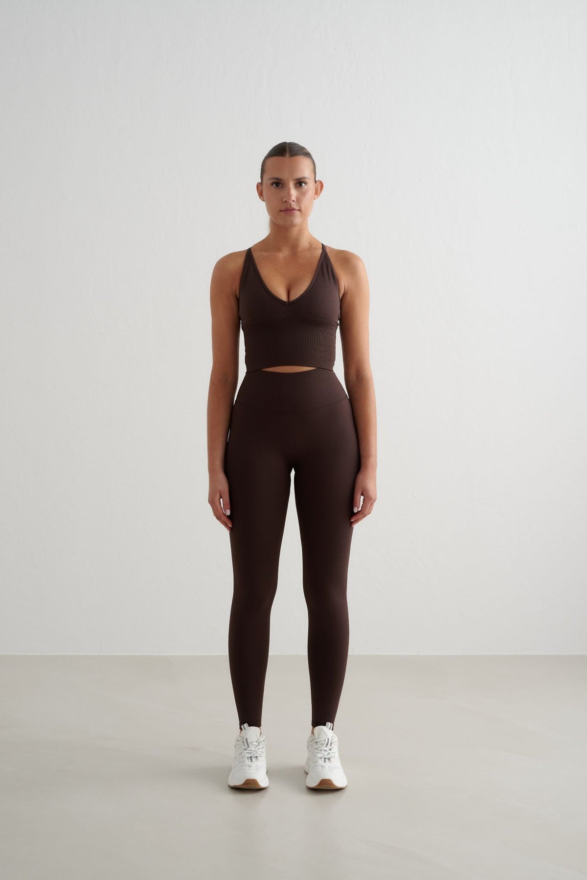 Aimn Shape Seamless Tights – braun