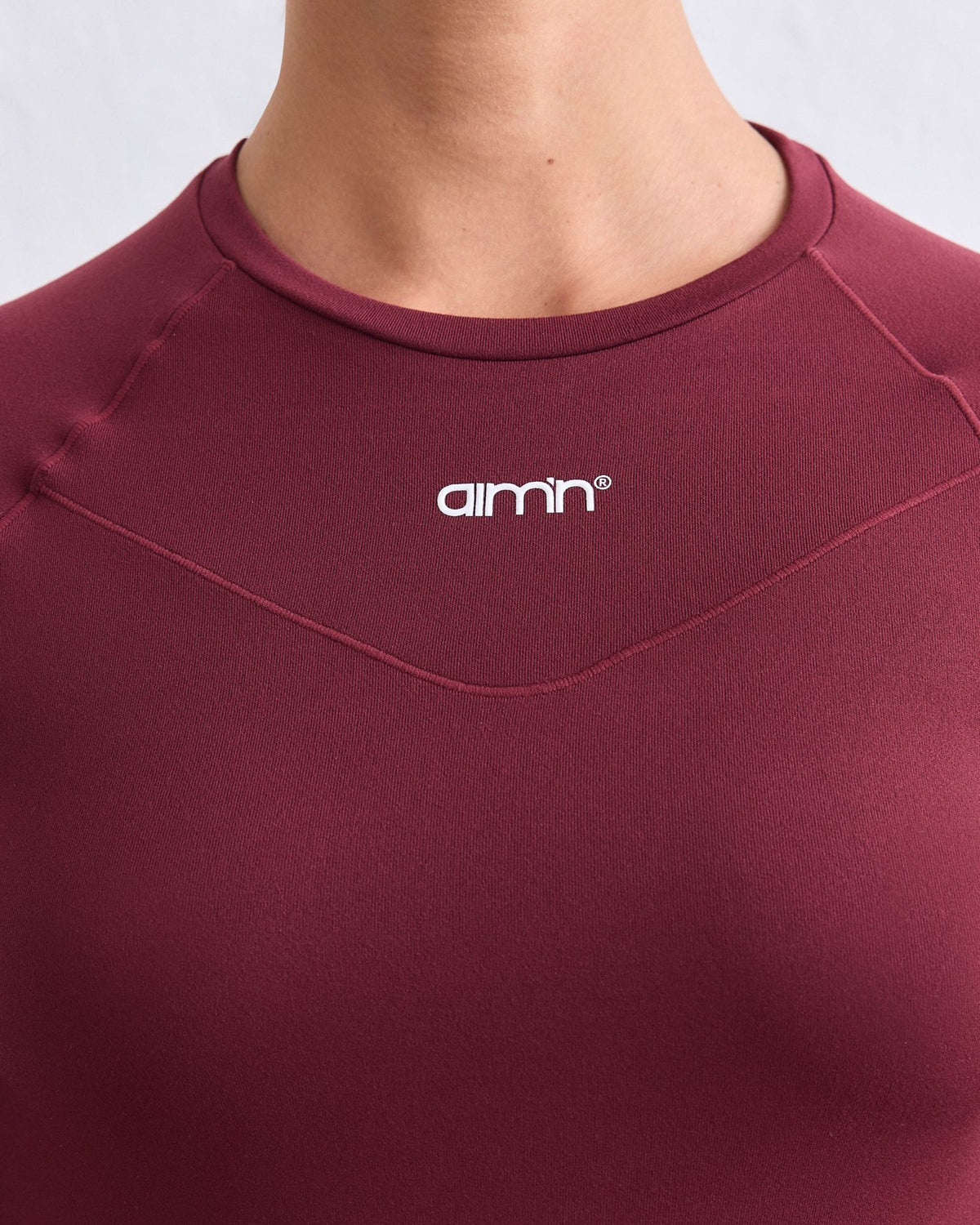 Aimn Soft Basic Long Sleeve – rot