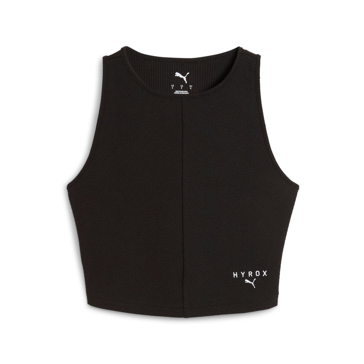 Puma W PUMA x HYROX RIB CROP TANK – schwarz