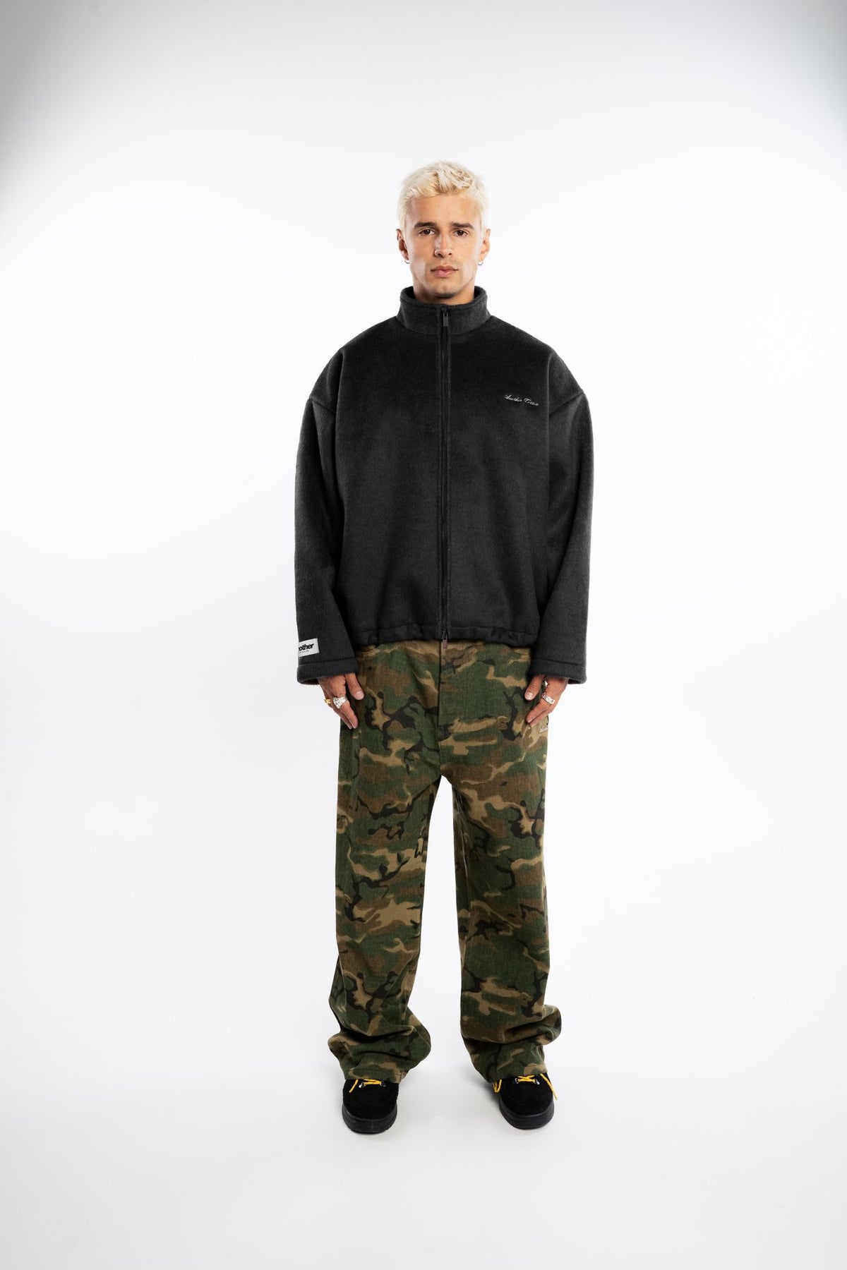 Another Cotton Lab Another Premium Fleece Zip Jacket