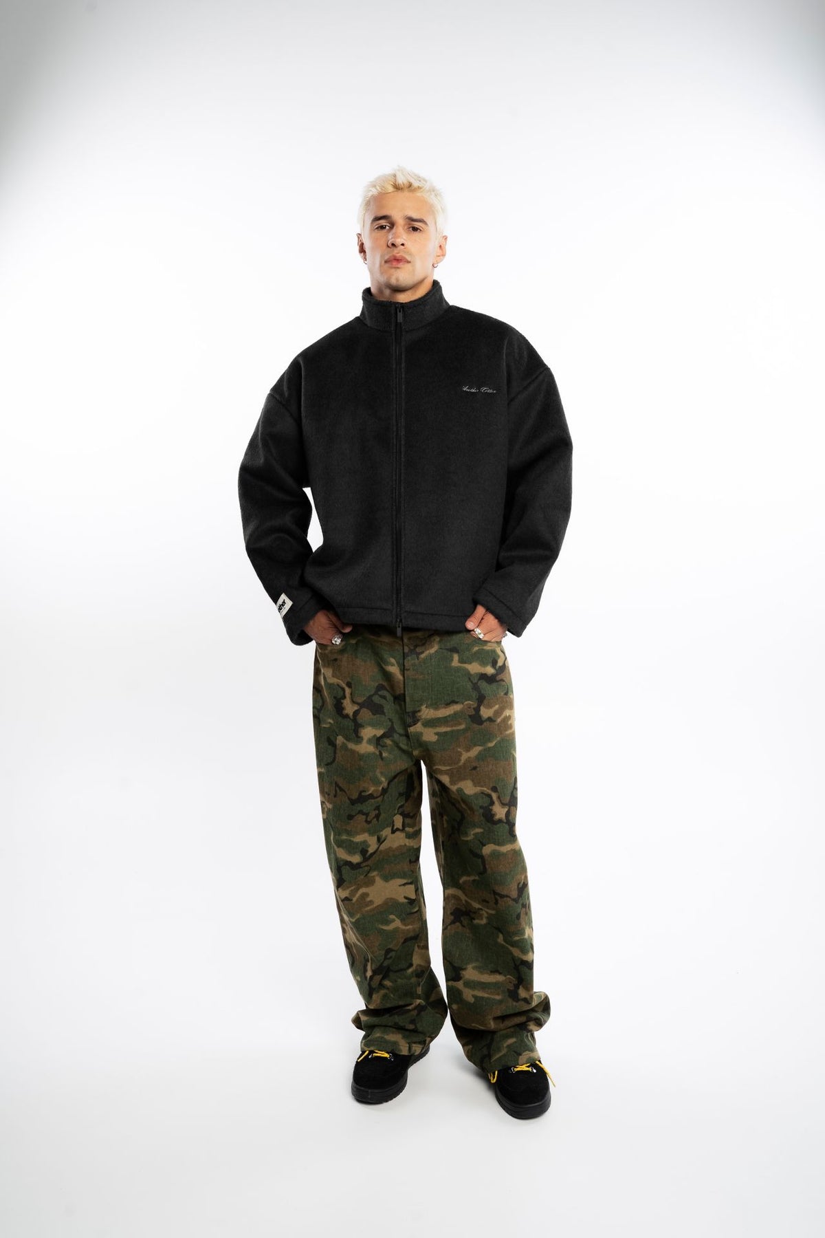 Another Cotton Lab Another Premium Fleece Zip Jacket