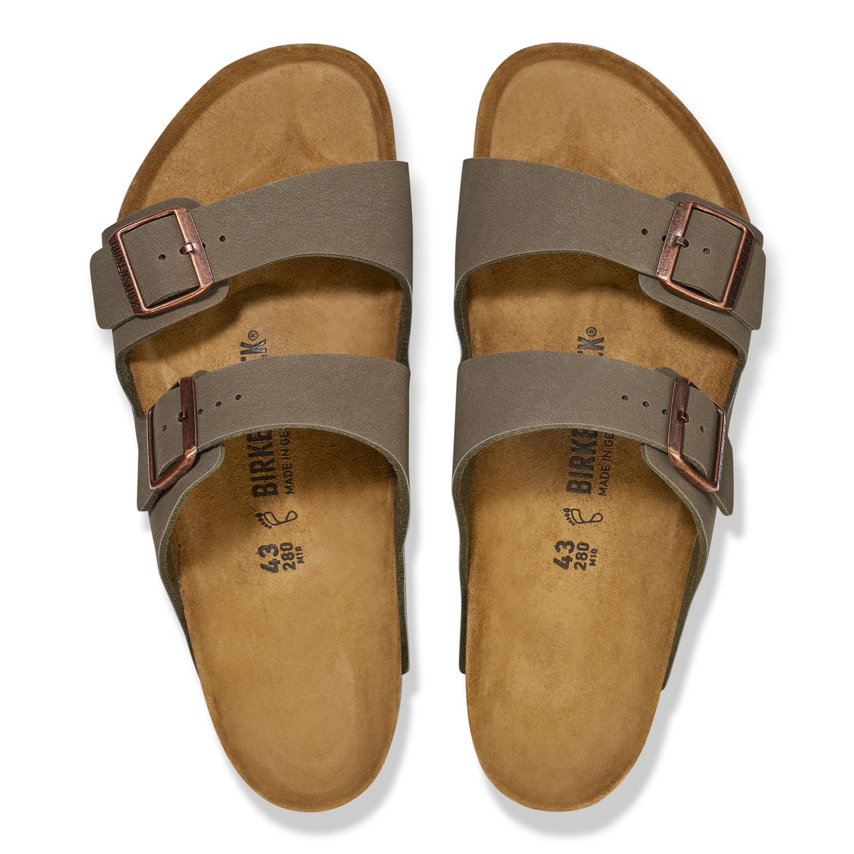 Birkenstock Arizona BFBC Mocca – grau