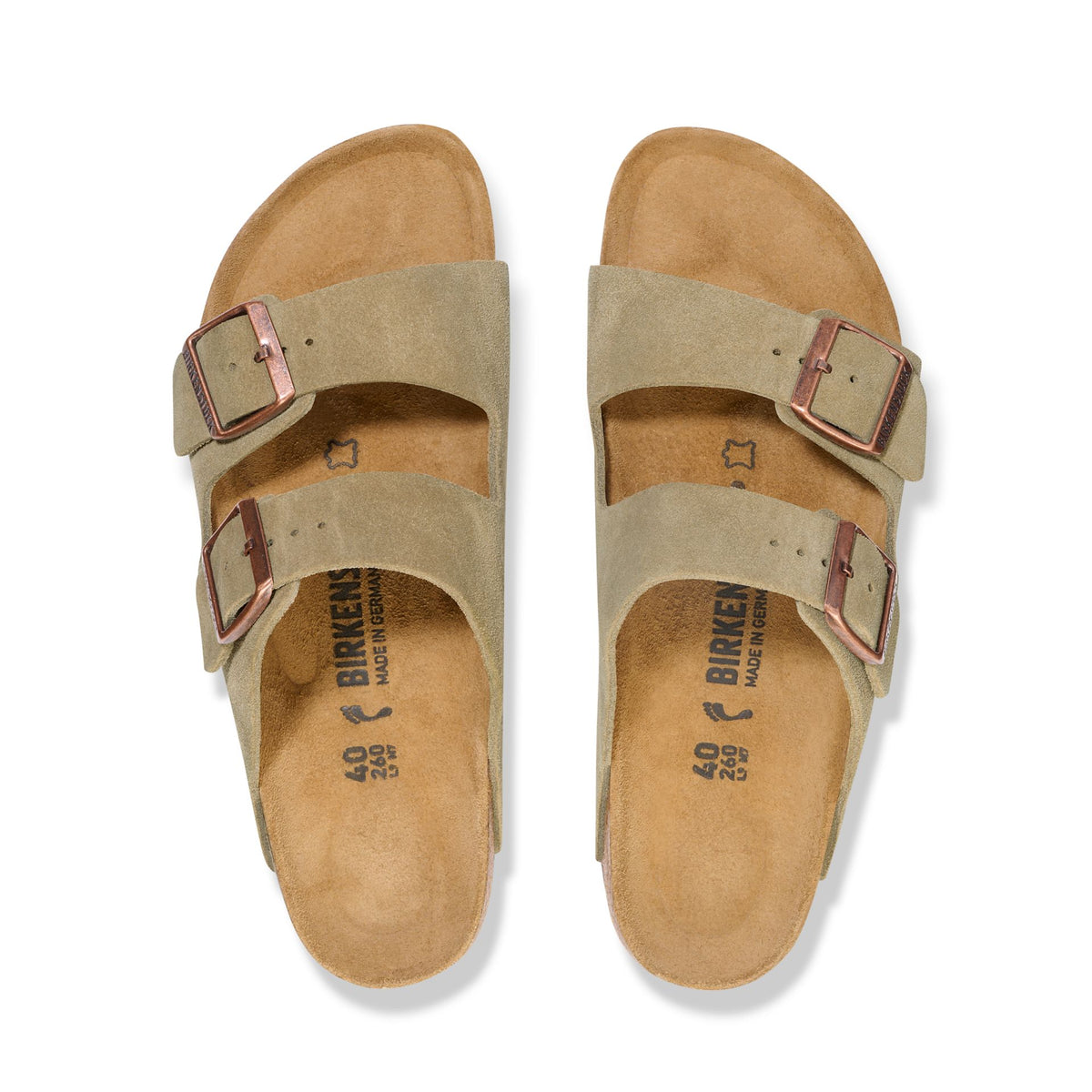 Birkenstock Arizona LEVE Dark Tea – beige